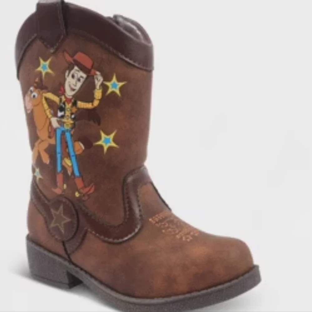 Toy Story Pull-On Boots - Brown Size 5